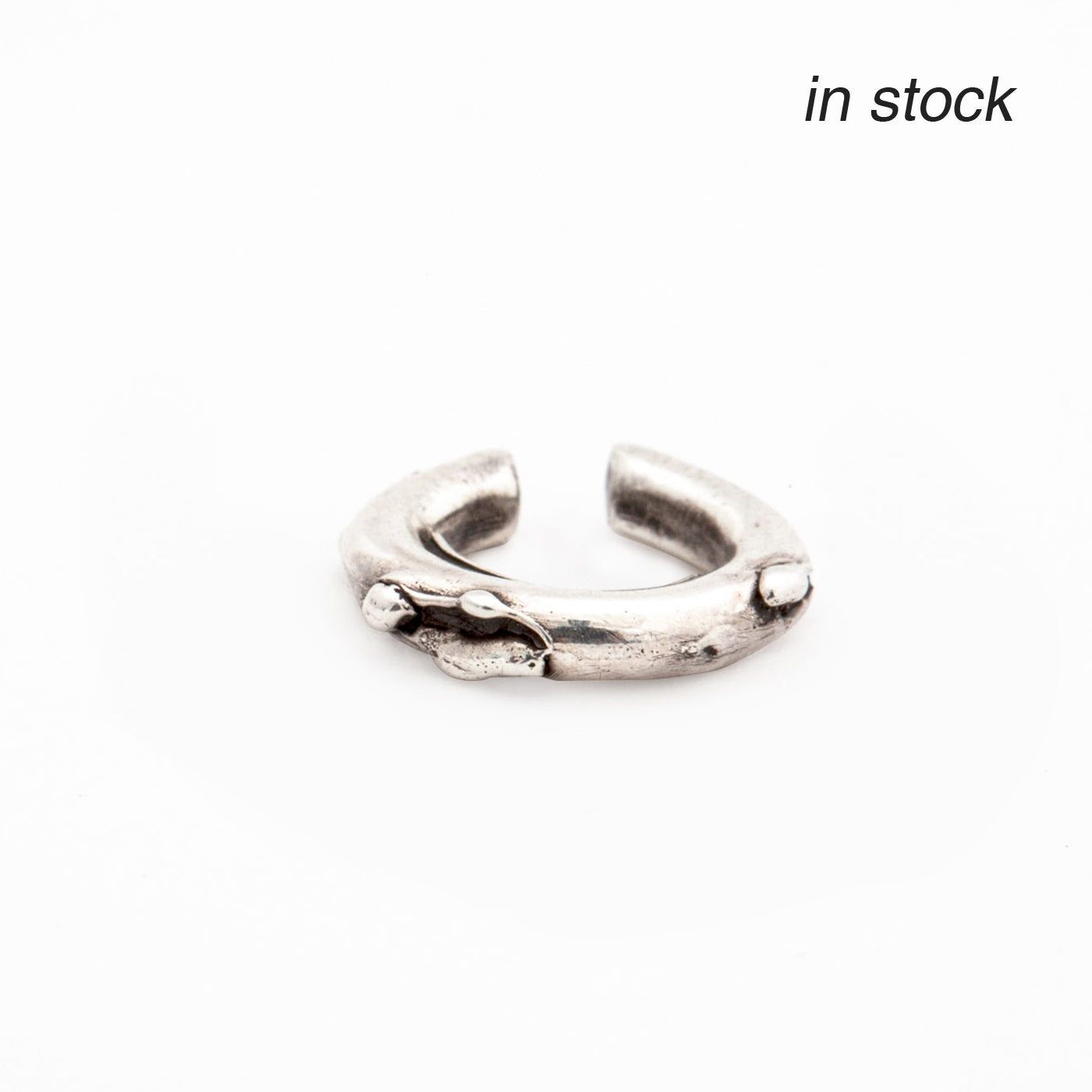ear cuff cenote mini silver product view innan jewellery in stock