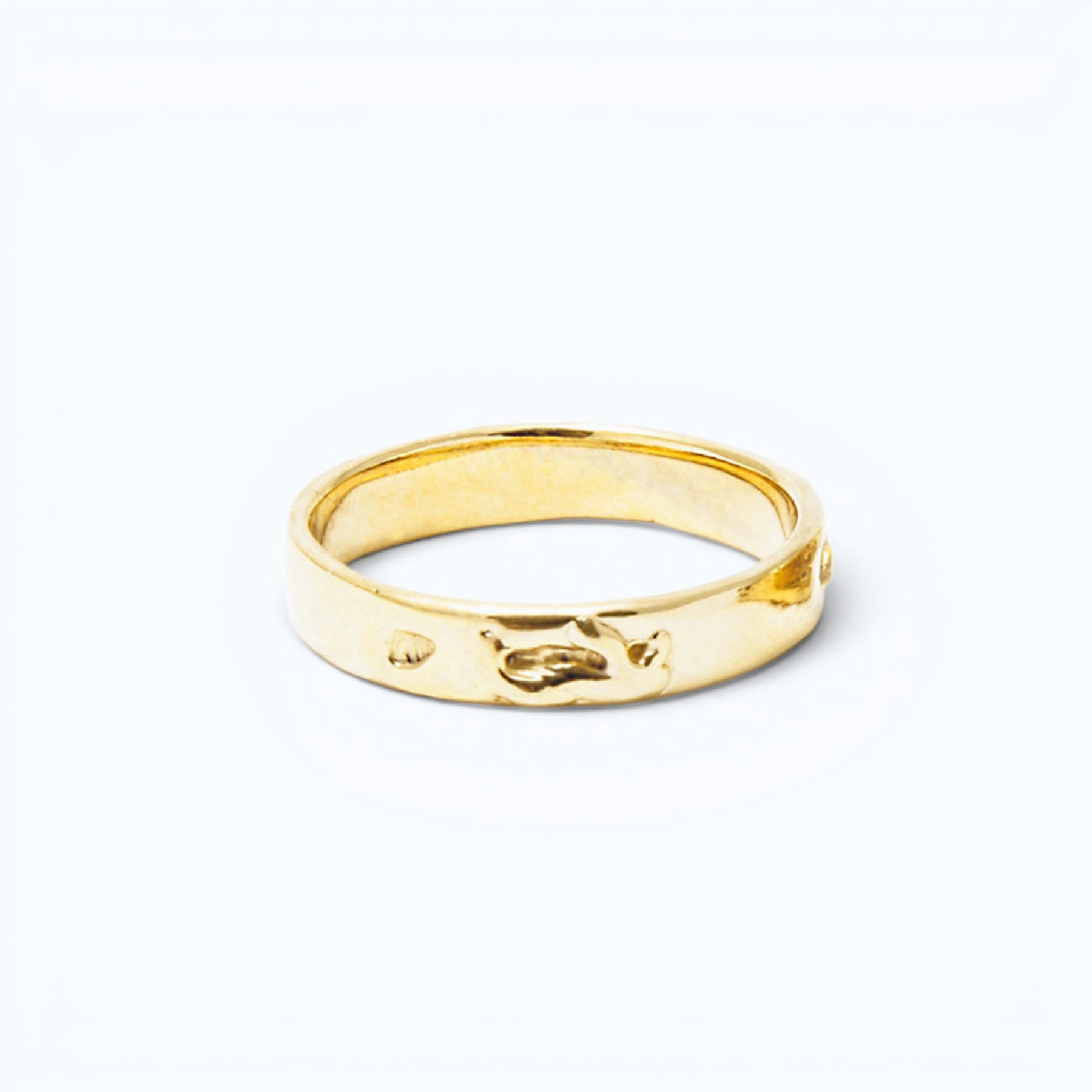 asteriae wedding ring for him in yellow gold, product image, INNAN Jewellery Berlin