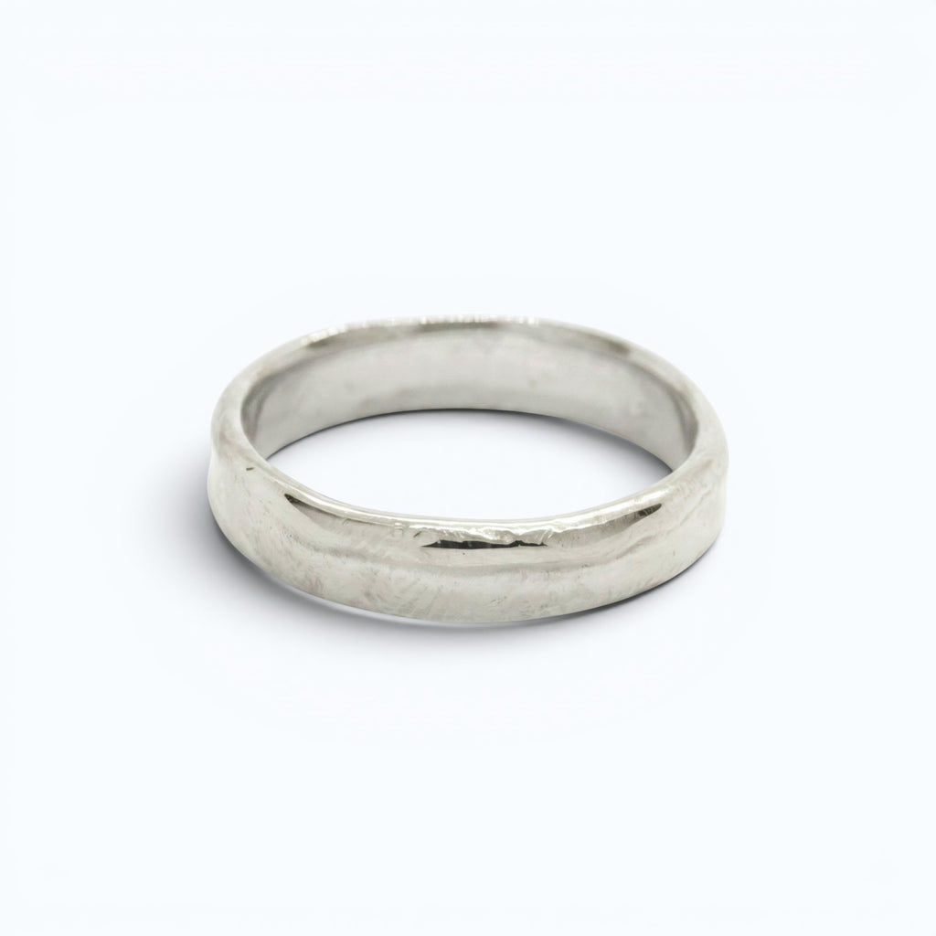 calliope wedding ring for him in white gold, product image, INNAN Jewellery Berlin