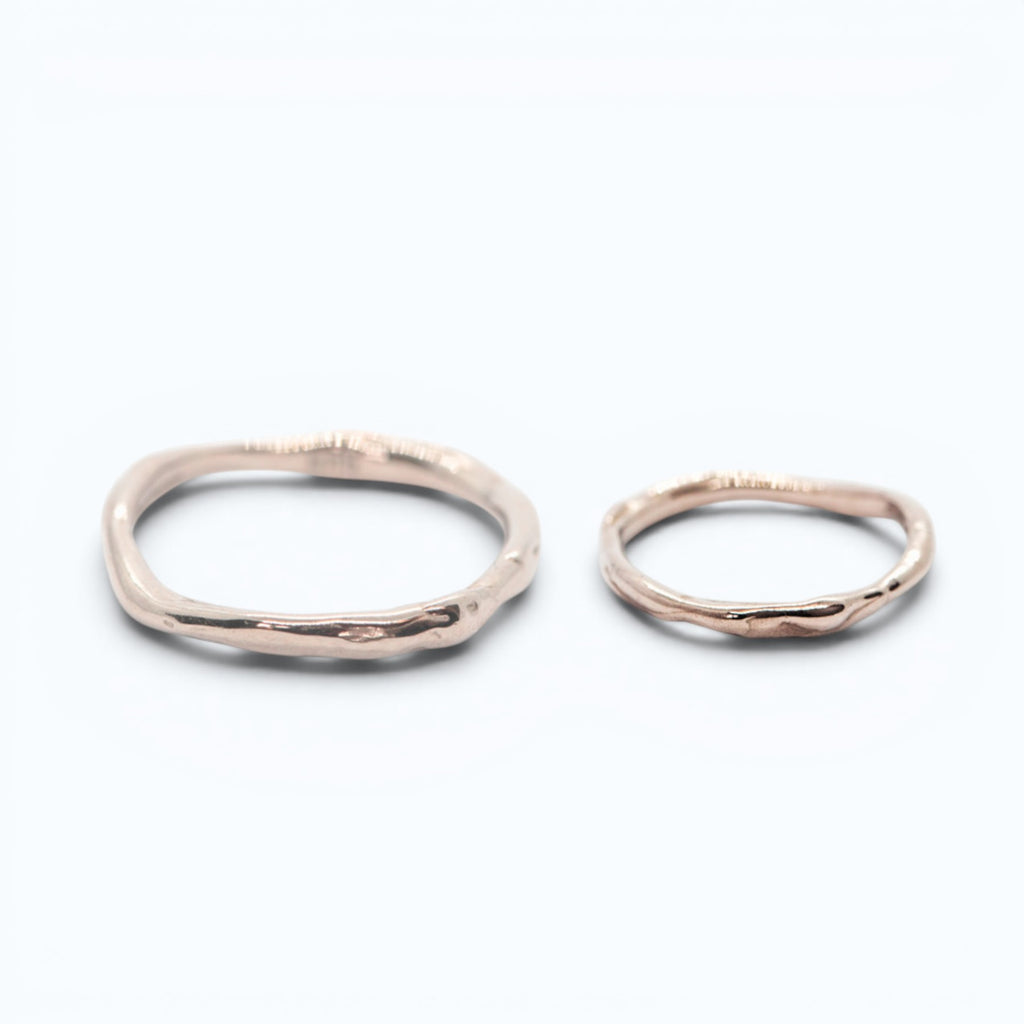 erato  hers and his wedding bands in white gold, product image, INNAN Jewellery Berlin