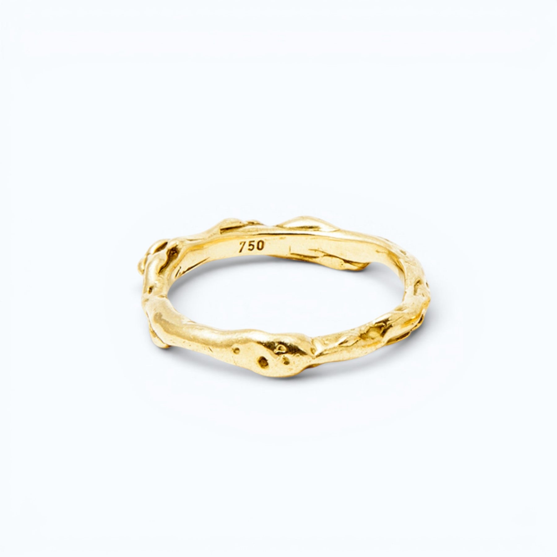 haliae wedding ring for him in yellow gold, product image, INNAN Jewellery Berlin