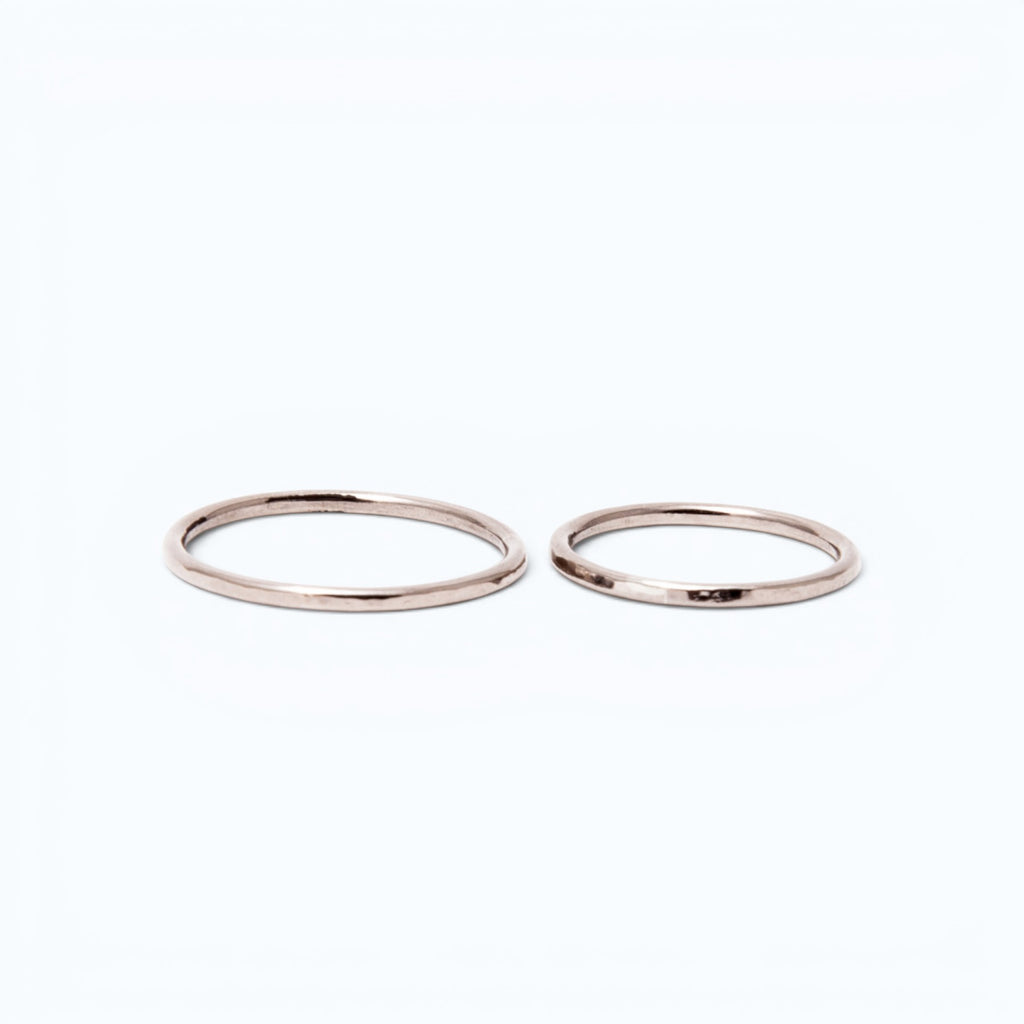 hera hers and his wedding bands in white gold, product image, INNAN Jewellery Berlin