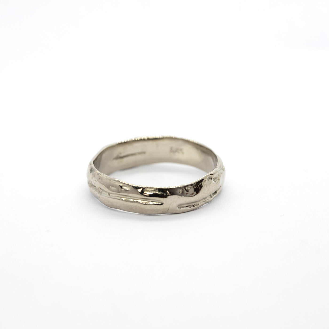 Verve X | Wedding Ring for Him in White Gold