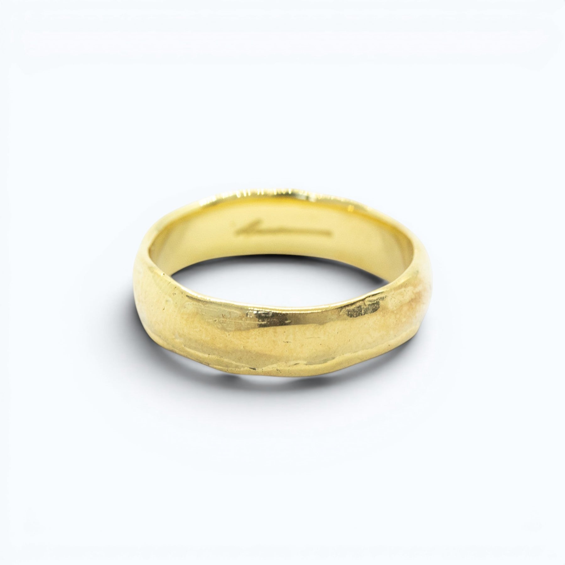 verve X wedding ring for her in yellow gold, product image, INNAN Jewellery Berlin