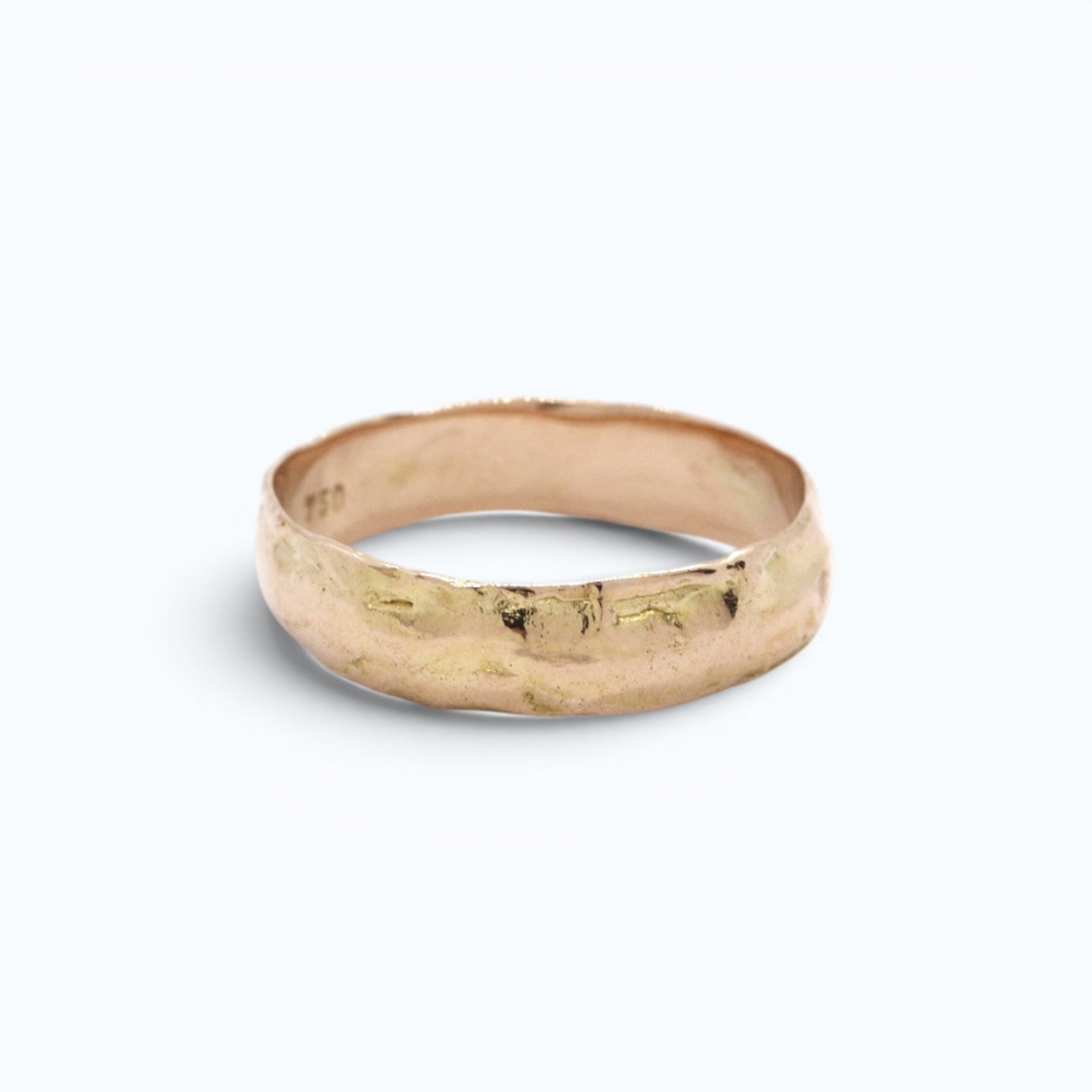 verve X wedding ring for him in rose gold, product image, INNAN Jewellery Berlin