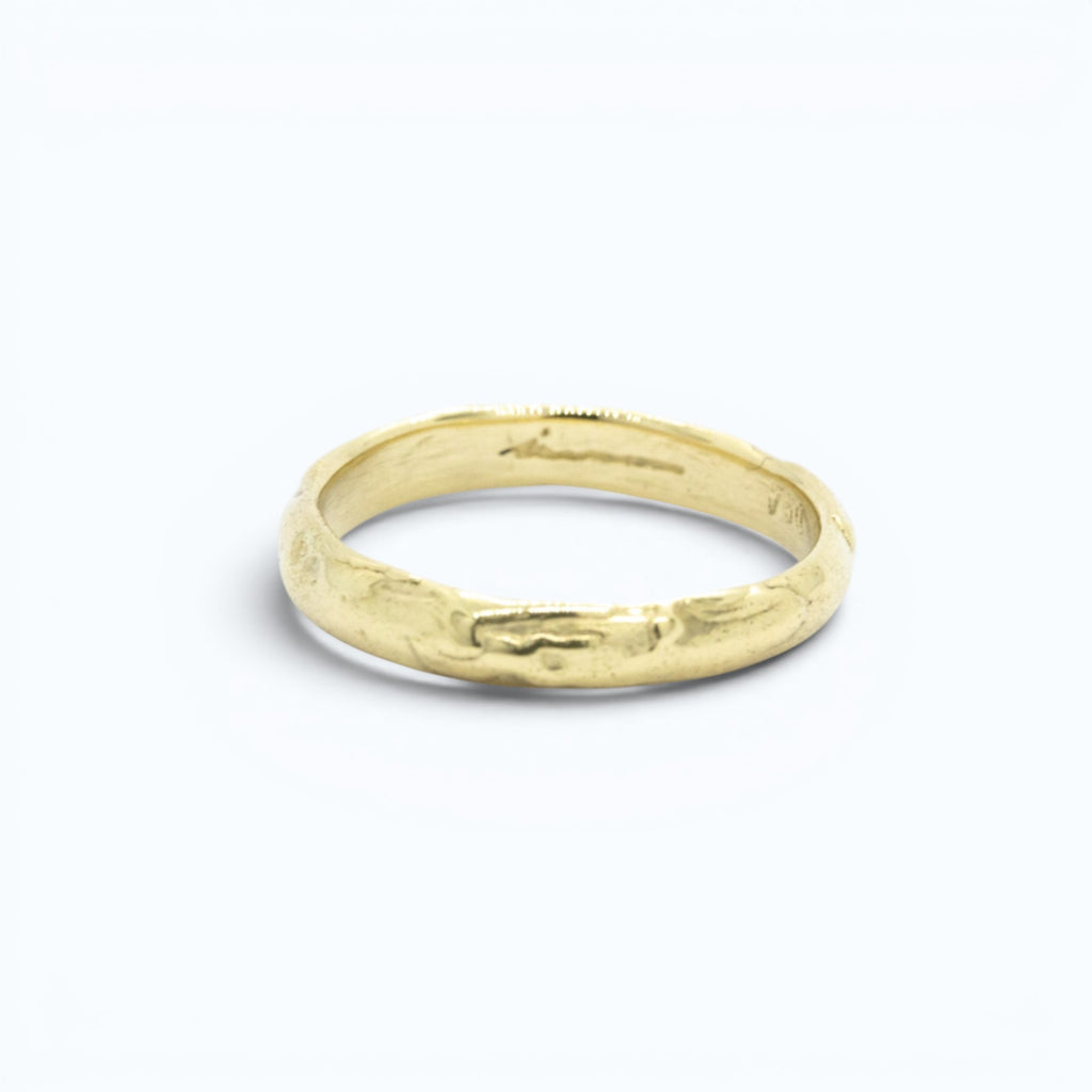 verve wedding ring for her in yellow gold, product image, INNAN Jewellery Berlin