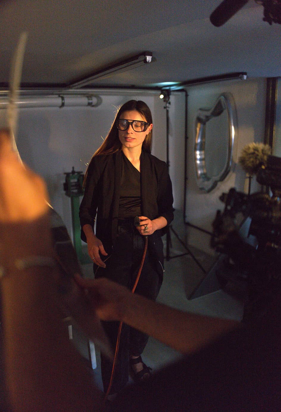 Behind the scenes of a video shoot with jewellery designer Inna Nechyporenko by Innan Jewellery