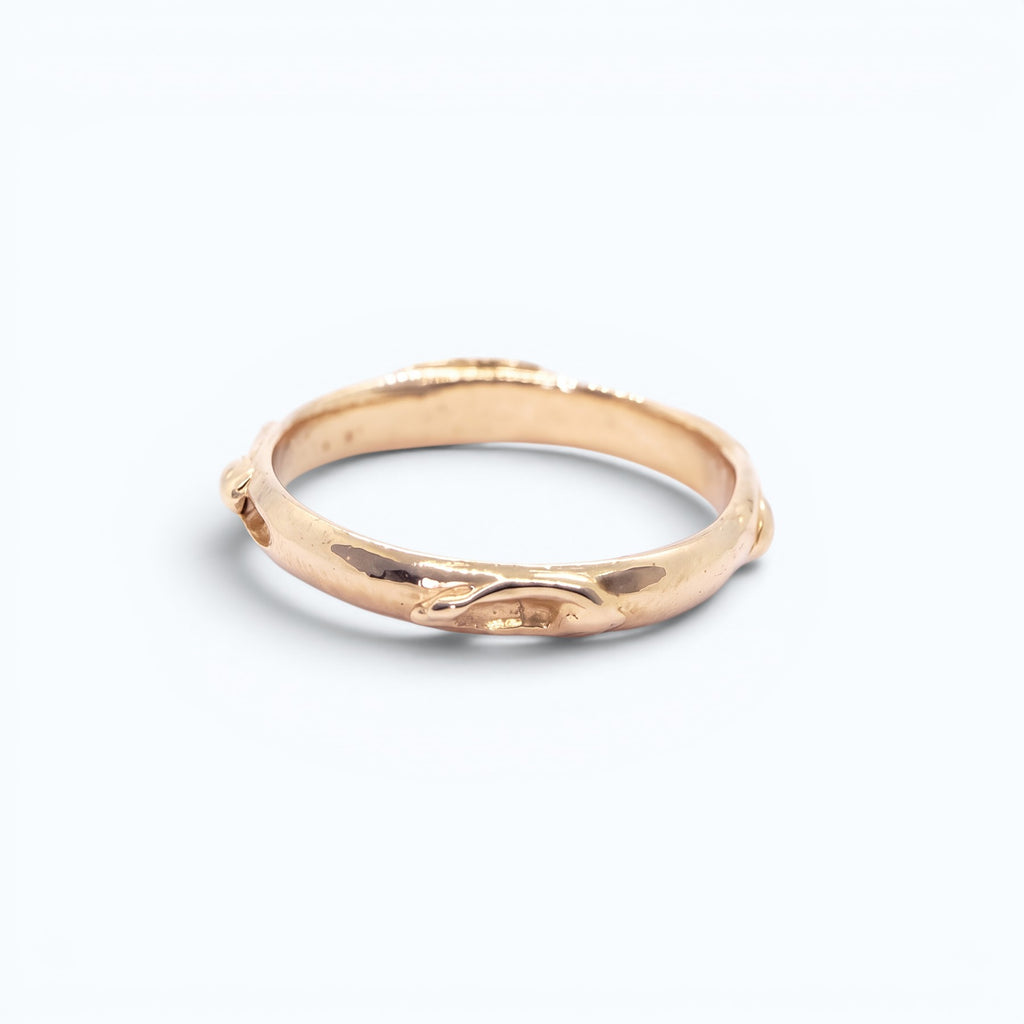 antre wedding ring for her in rose gold, product image, INNAN Jewellery Berlin