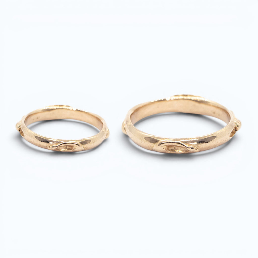 antre wedding ring for her in rose gold, her and his bands, product image, INNAN Jewellery Berlin