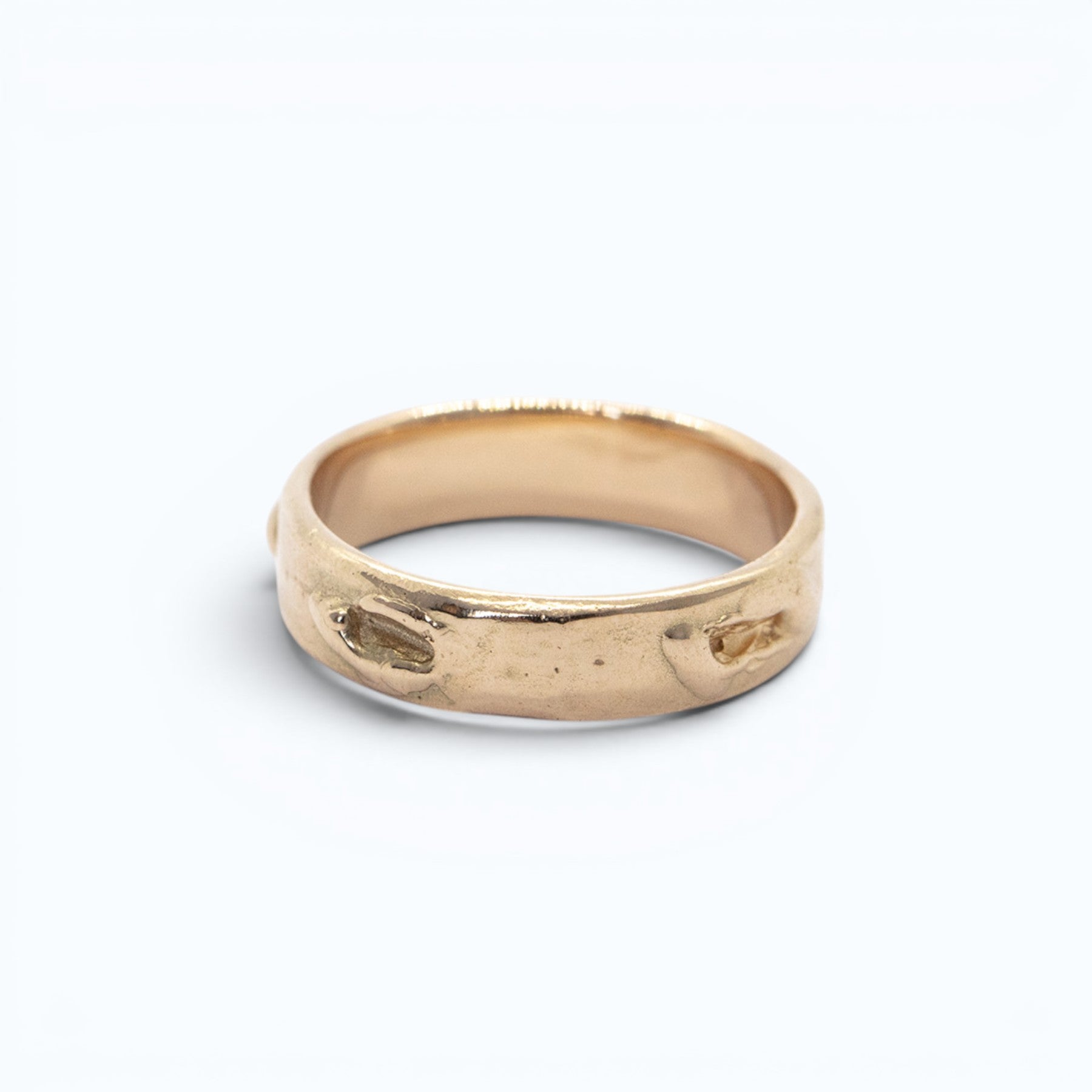 asteriae wedding ring for her in rose gold with champagne diamonds, product image, INNAN Jewellery Berlin