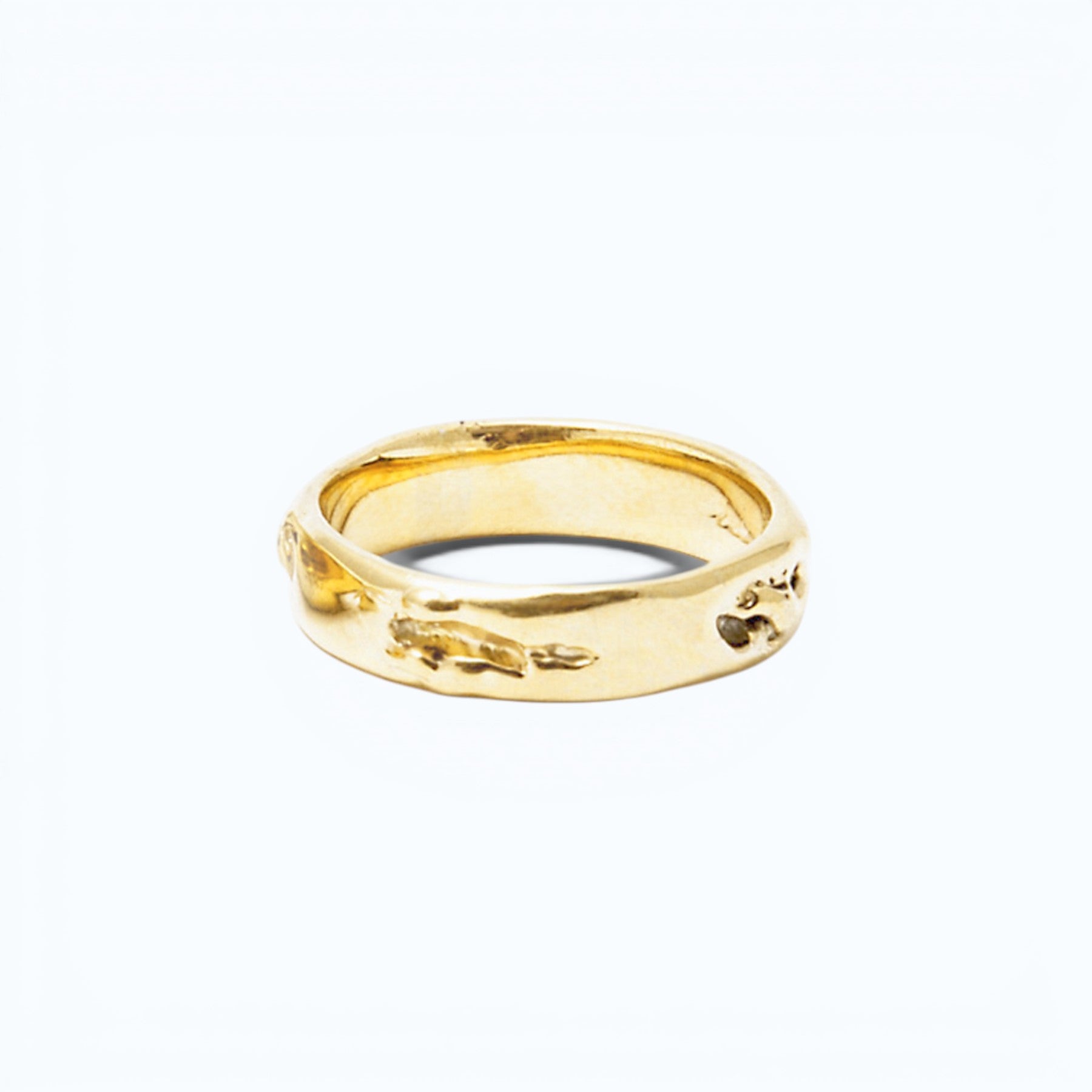 asteriae wedding ring for her in yellow gold, product image, INNAN Jewellery Berlin