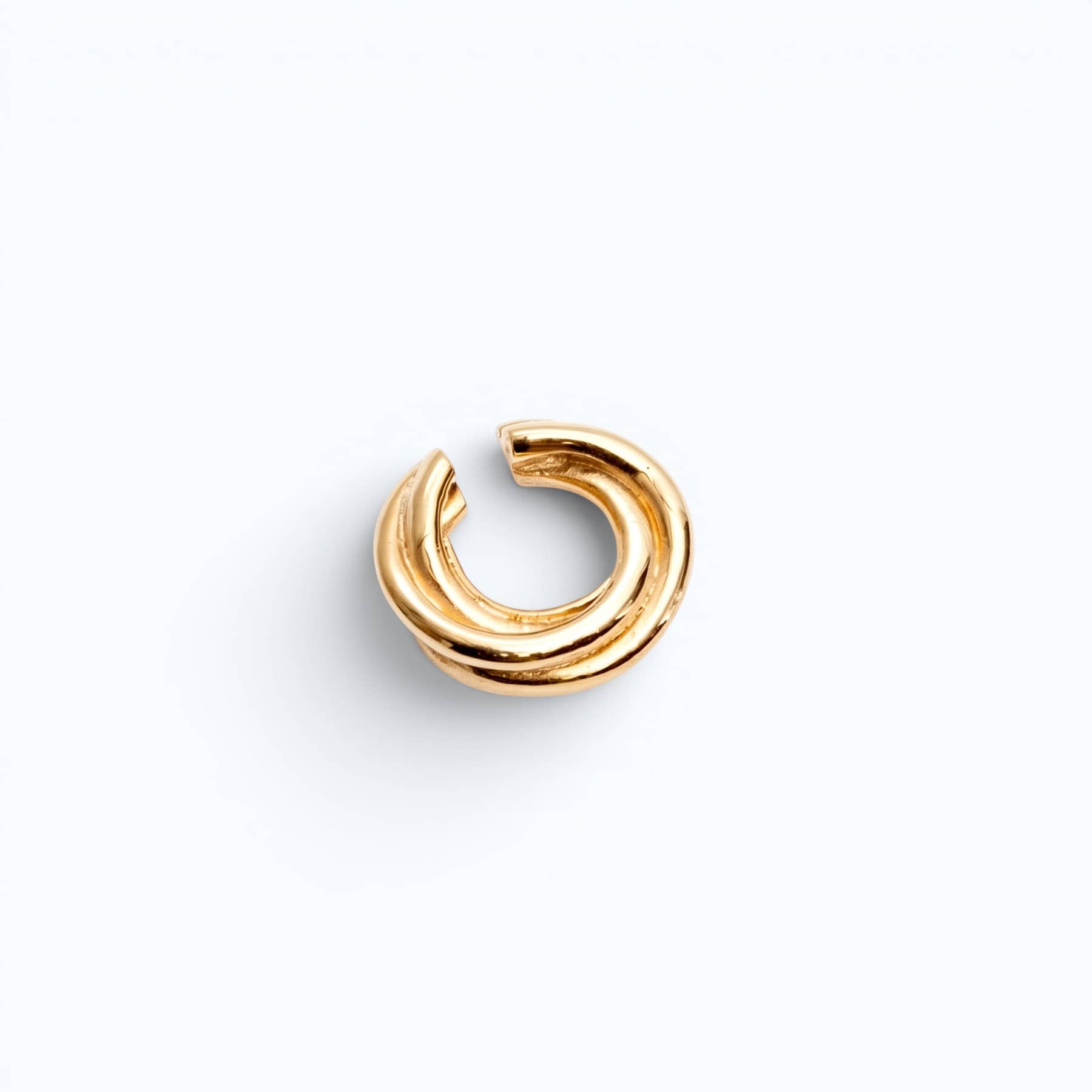silver flow mini ear cuff, product image, INNAN Jewellery Berlin