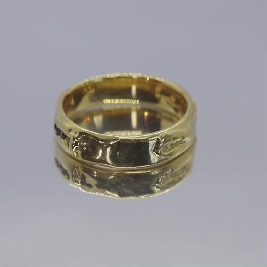 Asteriae | Wedding Ring for Her in Yellow Gold
