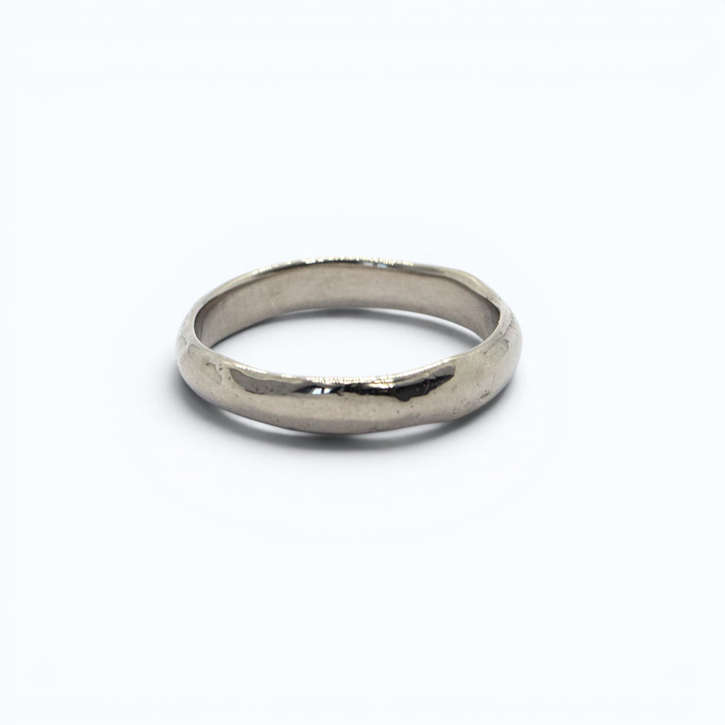 verve wedding ring for her in white gold, product image, INNAN Jewellery Berlin