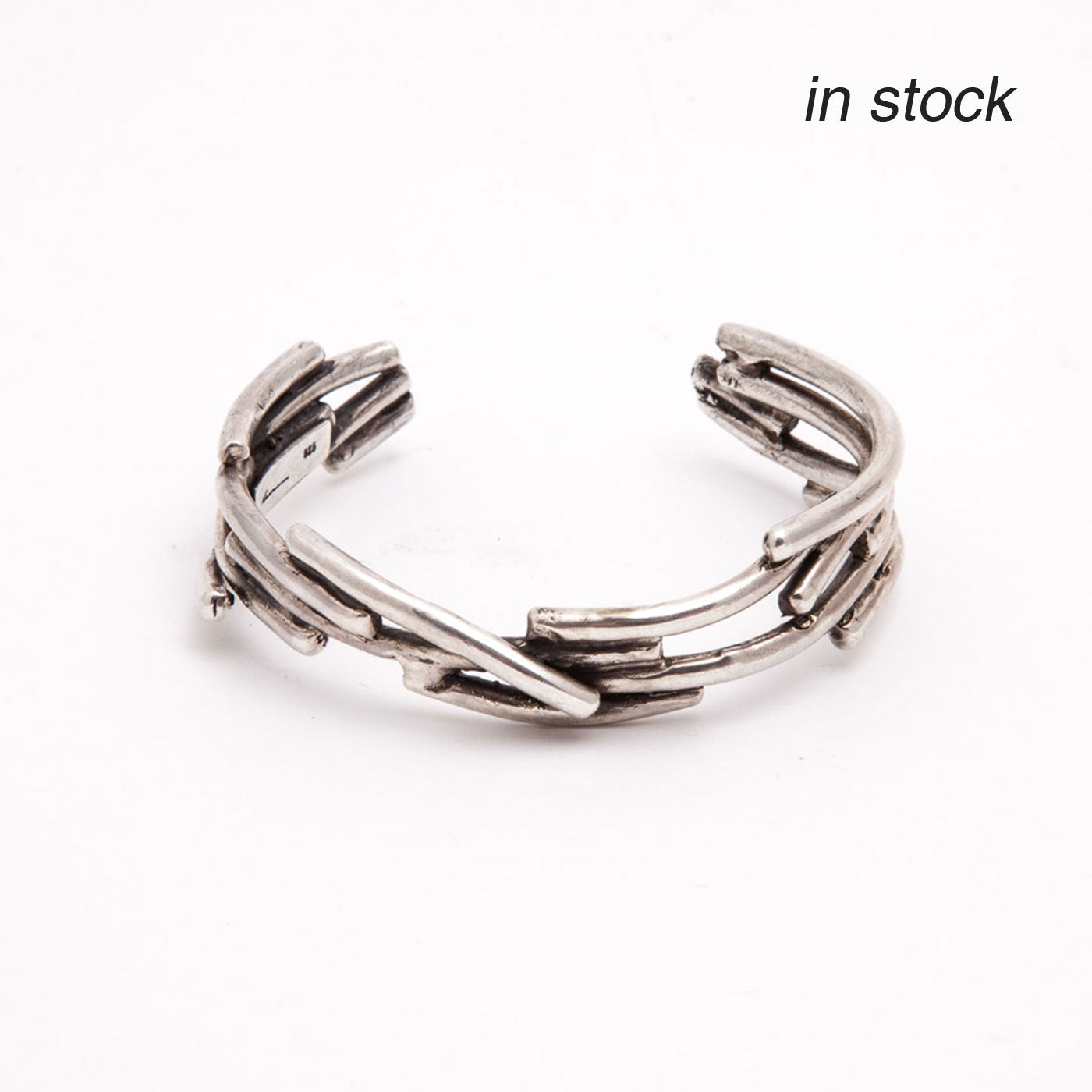 bracelet petite flow silver product view innan jewellery in stock