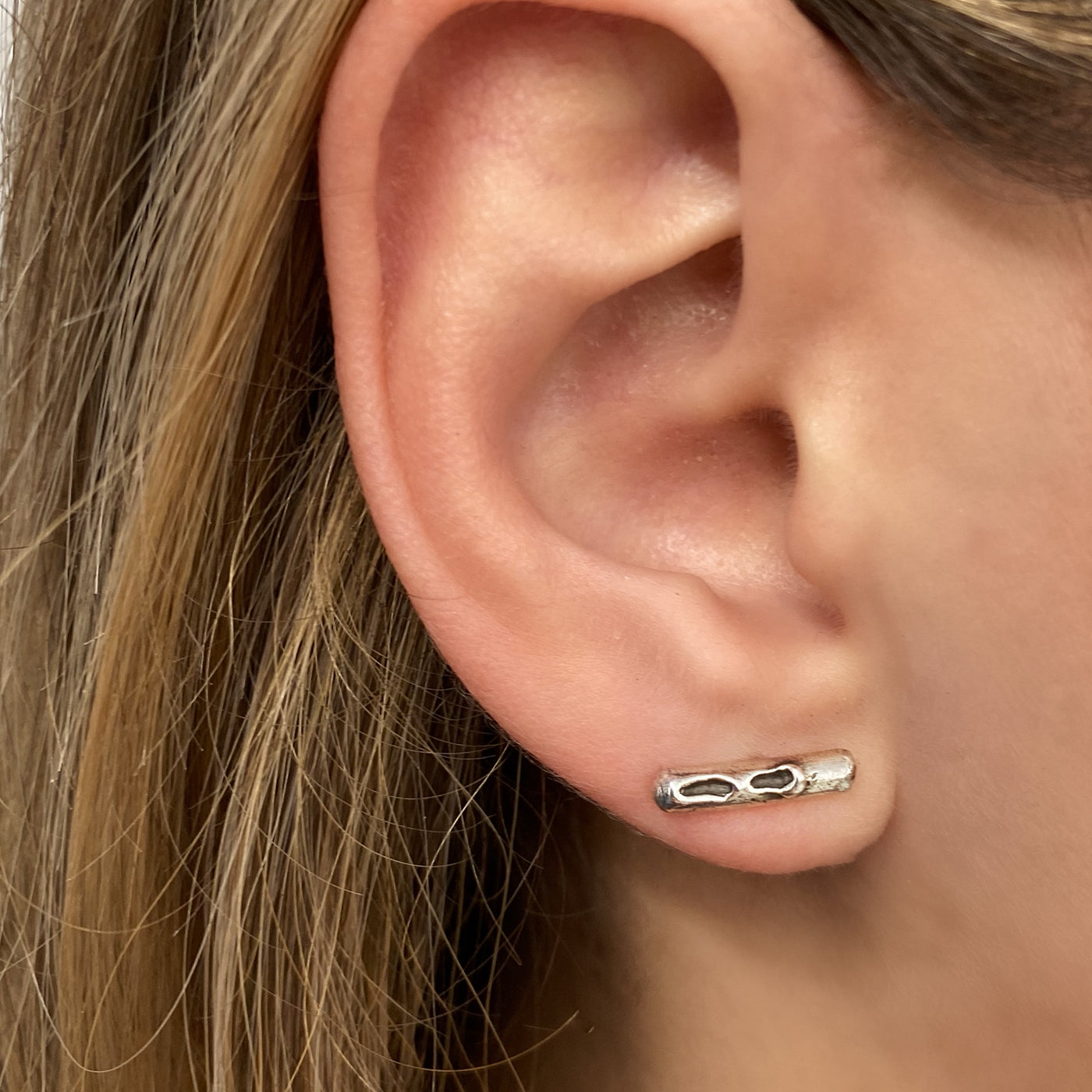 Cenote Bar | Silver Earrings