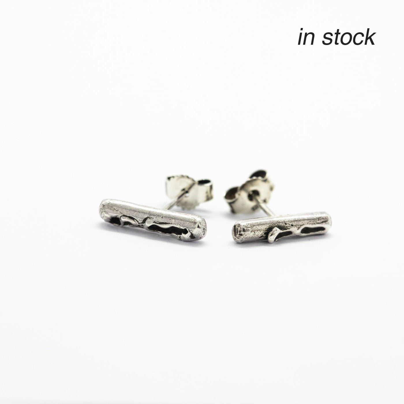 Cenote Bar | Silver Earrings