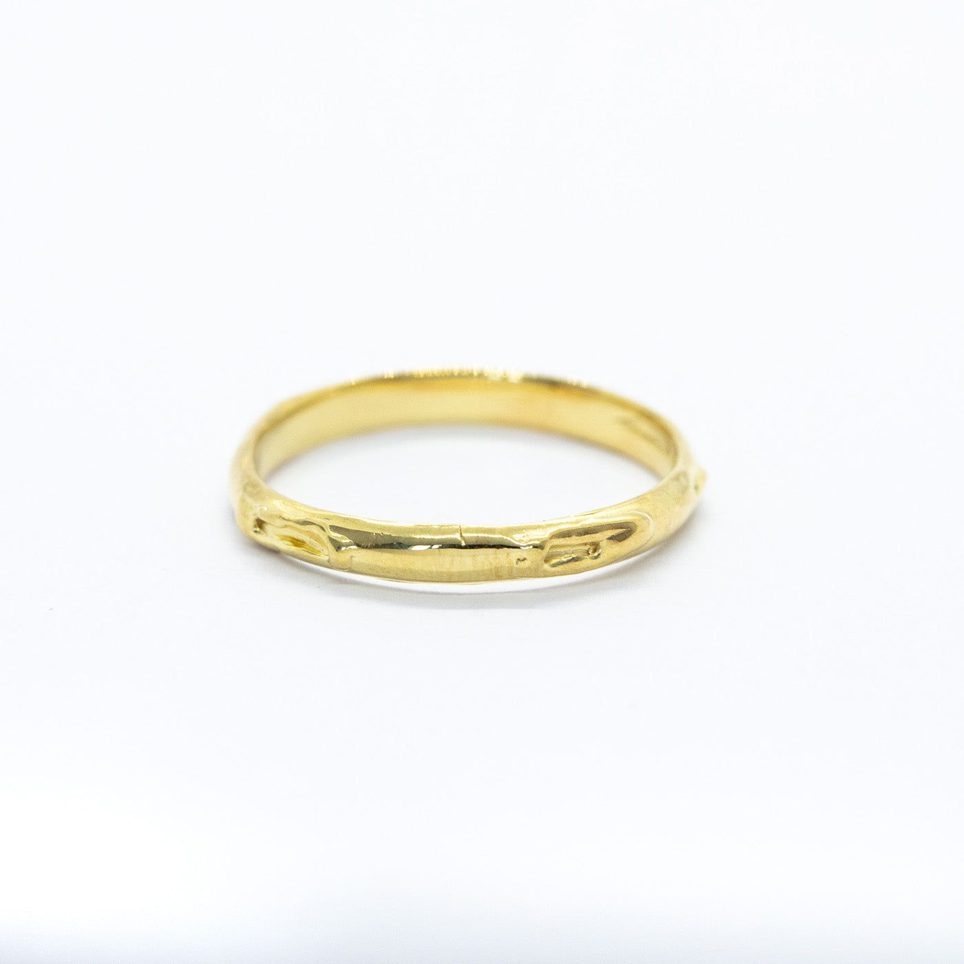 ring antre wedding band for him yellow gold innan jewellery berlin