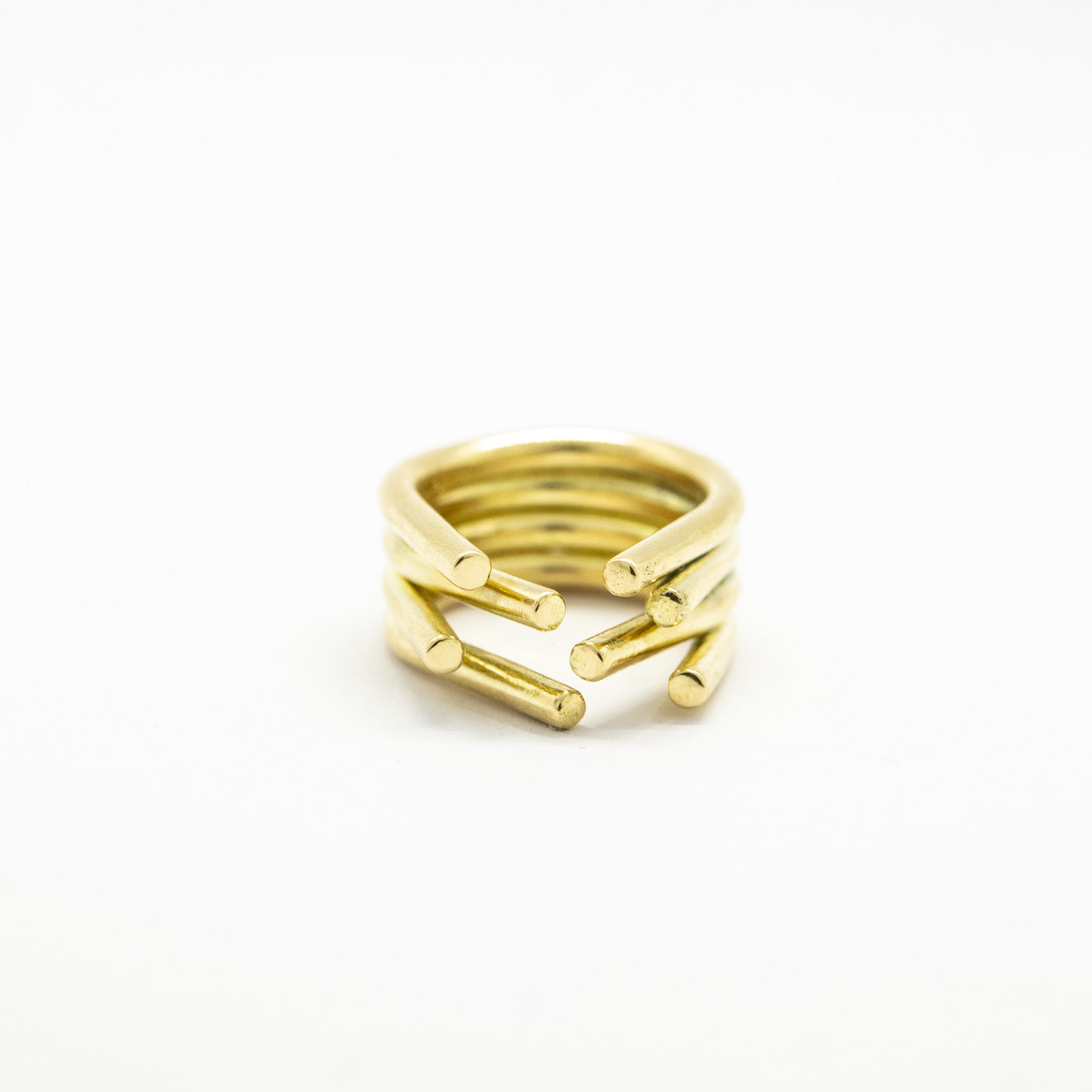 ring chaotic gold 4 curves 14ct or 18ct solid gold product view innan jewellery independent atelier berlin