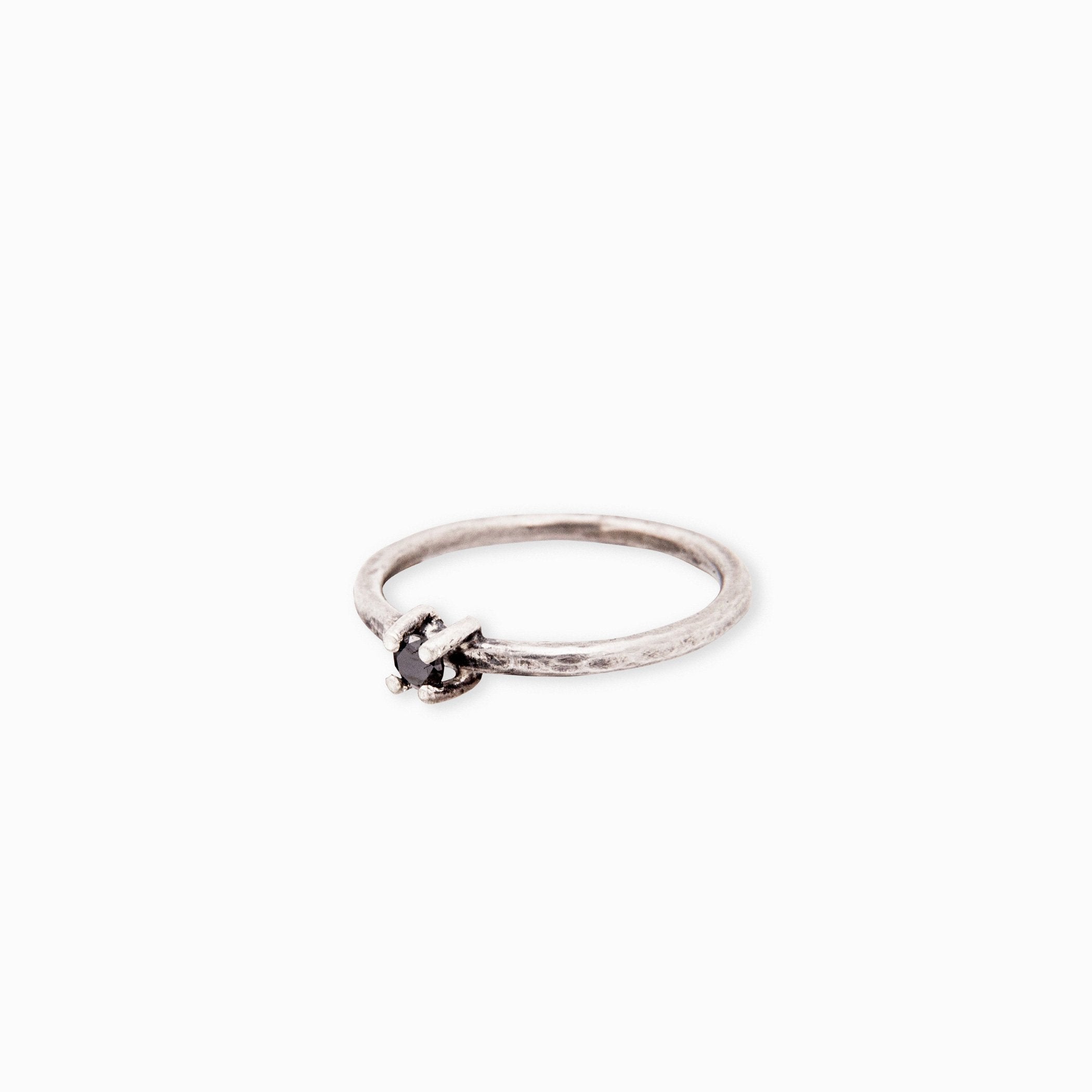 wedding ring oshun silver black diamond product view innan jewellery