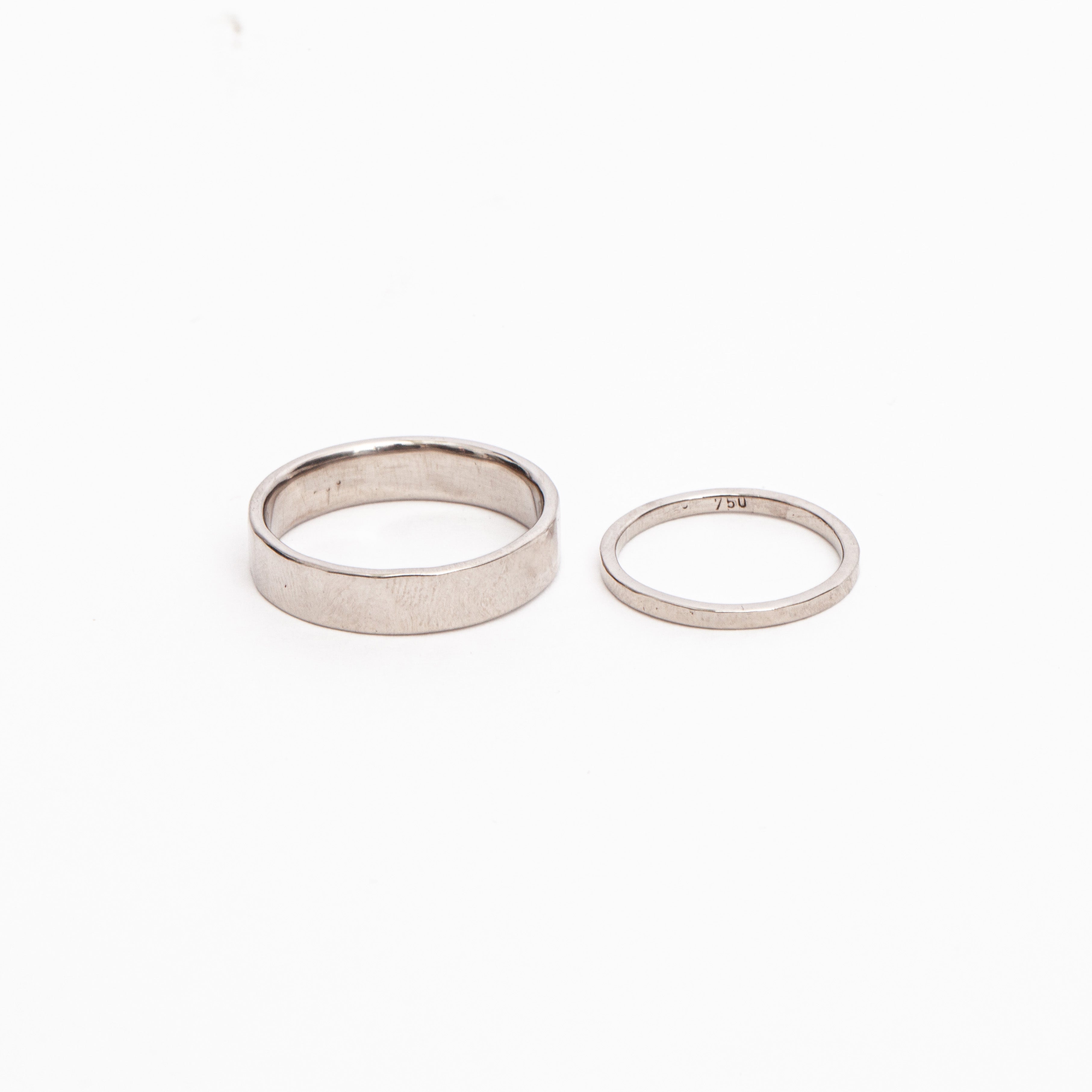 wedding ring freya white gold classic flat product view innan jewellery